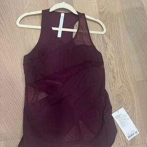 Lululemon tank with mesh